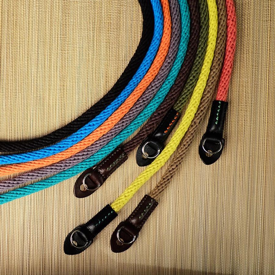 cam-in カメラ ストラップ 汎用 コットン 綿 紐 持ち運び ポータブル 10色 75cm/95cm 直径1cm :dlo-No1361:ダンデライオン ヤフー店 通販 カメラストラップ CS058シリーズ 汎用型 コットン CAM7164