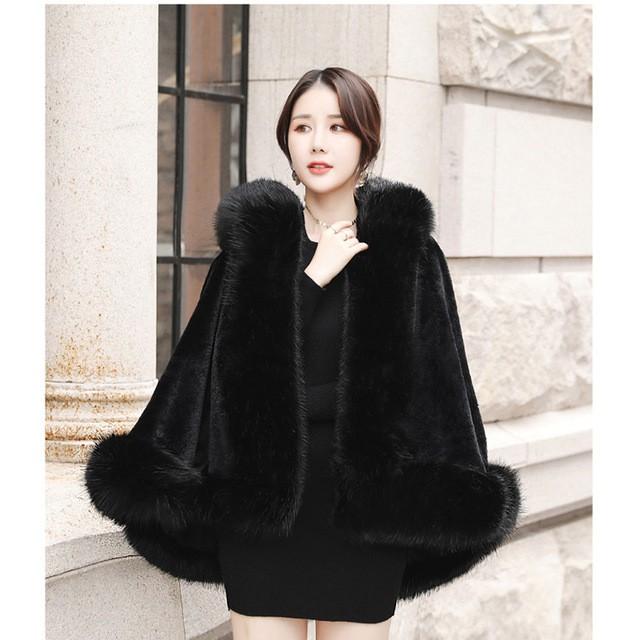 レディース フード付き フェイクファー 毛皮風 ミンク ケープ ファーショール ファーストール ポンチョ ボレロ ストール Dlo No868 ダンデライオン ヤフー店 通販 Yahoo ショッピング