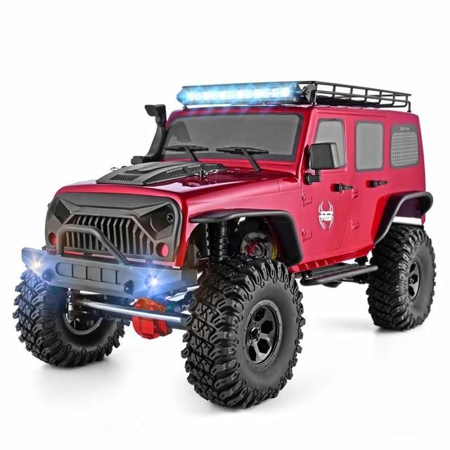 LED点灯 1/10 カートラック4WD 2.4G ニトロ　ルーフトップ　RC　RGT　ラジコン 防水