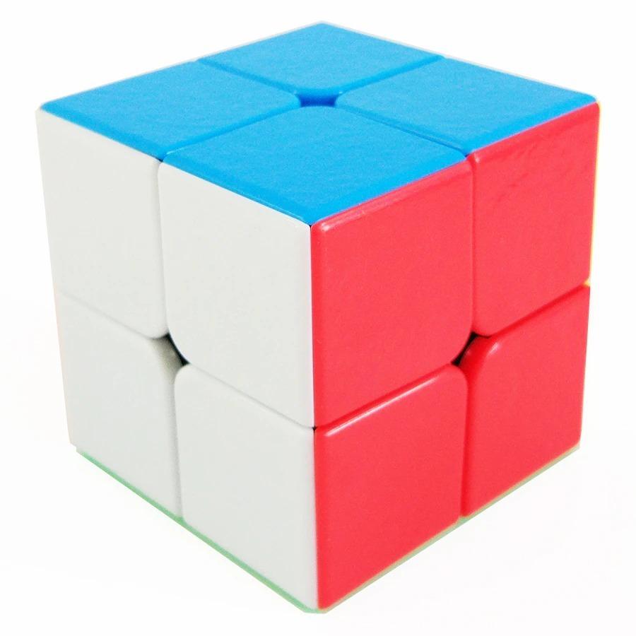 マジックキューブ（2×2×2）ステッカーレス ルービックキューブ型立体パズル 知育パズル｜dlo