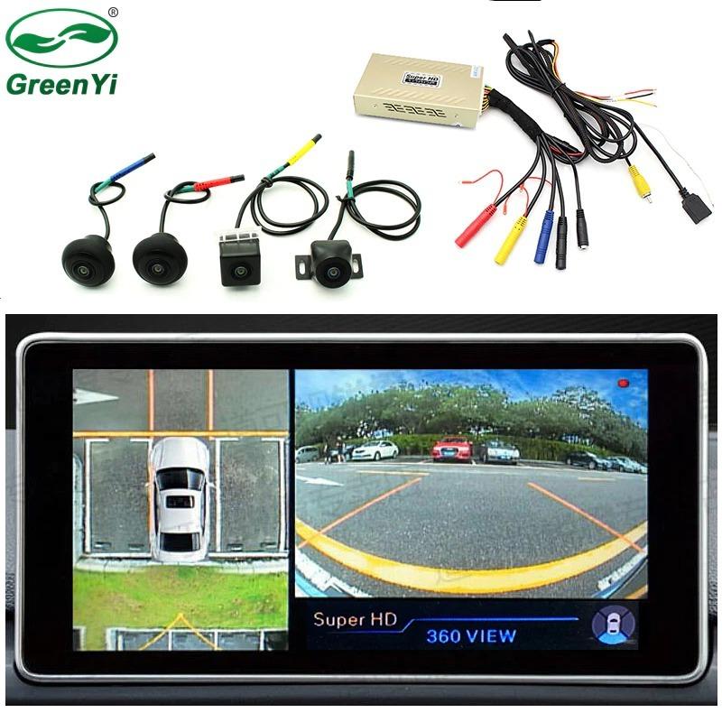 HD 1080P 3D 360℃ パノラマシステム アラウンドビュー 4カメラ ビデオ