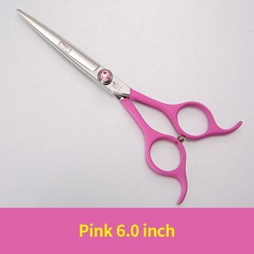 フェニスプロフェッショナルカラフルな6 5インチペット犬小動物グルーミングヘアカットストレートハサミ Pink 6 0 Inch ハサミ Www Studioadventure Com