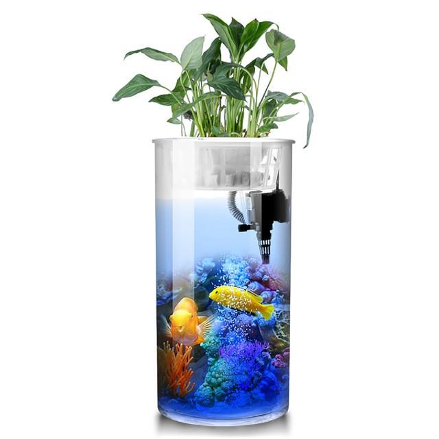 円筒状の水槽水族館中小規模の水を含まないフィルター生態学的なシリンダー透明なガラスhdデ Fish Tank 25x25x50cm Fro Dlo 2300 ダンデライオン ヤフー店 通販 Yahoo ショッピング