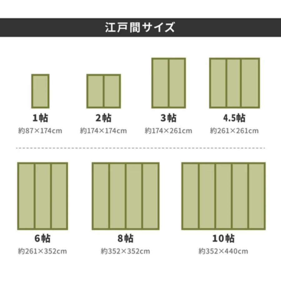 江戸間8畳 い草 おもてなし上敷き 「雅（みやび）」 最高級品質 経糸2倍！丈夫で長持ち！ 萩原 158012380｜dm-interior｜09