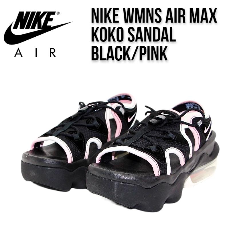 Nike Air Max Koko ナイキ エアマックス ココ サンダル スポーツサンダル レディース 厚底 ブラック 黒 Pink ピンク Dm6187 010 新色 Dm6187 010 D M C Sneaker 通販 Yahoo ショッピング