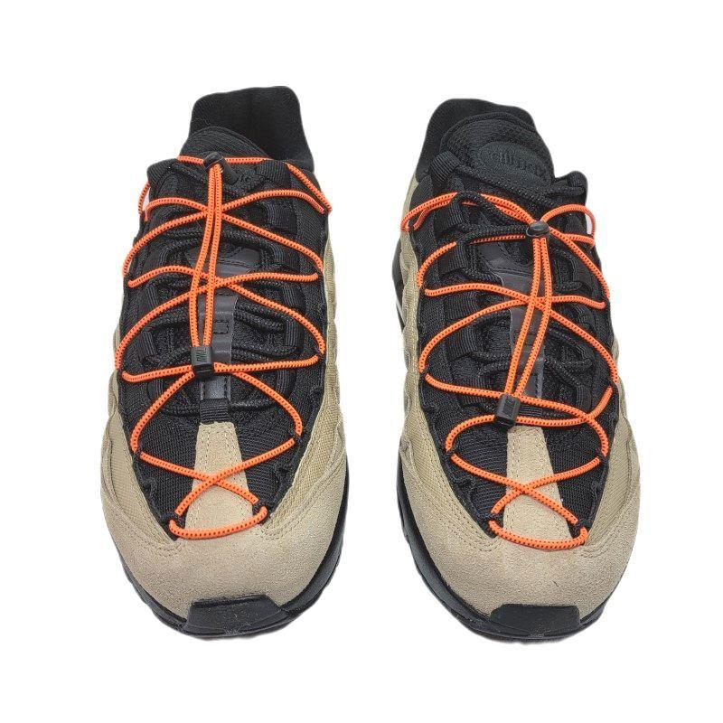 ナイキ NIKE メンズスニーカー  エア マックス 95 NIKE AIR MAX 95 “Khaki/Black/Total Orange” カーキ/ブラック｜dmc-snk｜03