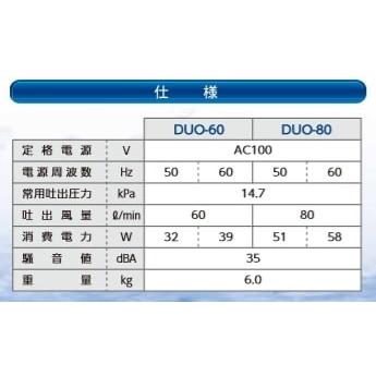 DUO-60 テクノ高槻 2口 タイマー付きブロワ|dmc-store|04