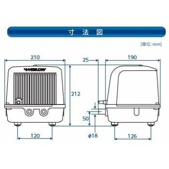 DUO-80　テクノ高槻　2口　タイマー付きブロワ　圧力計付き