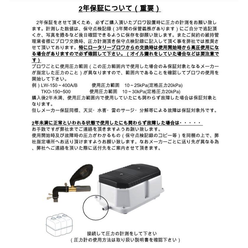 LP-150HN　安永エアーポンプ　圧力計付き｜dmc-store｜02