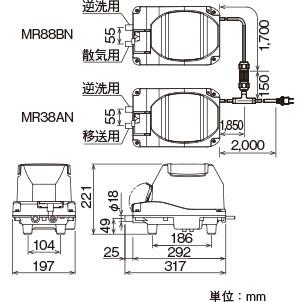 MR88BN フジクリーン 2年保証 圧力計付きの画像