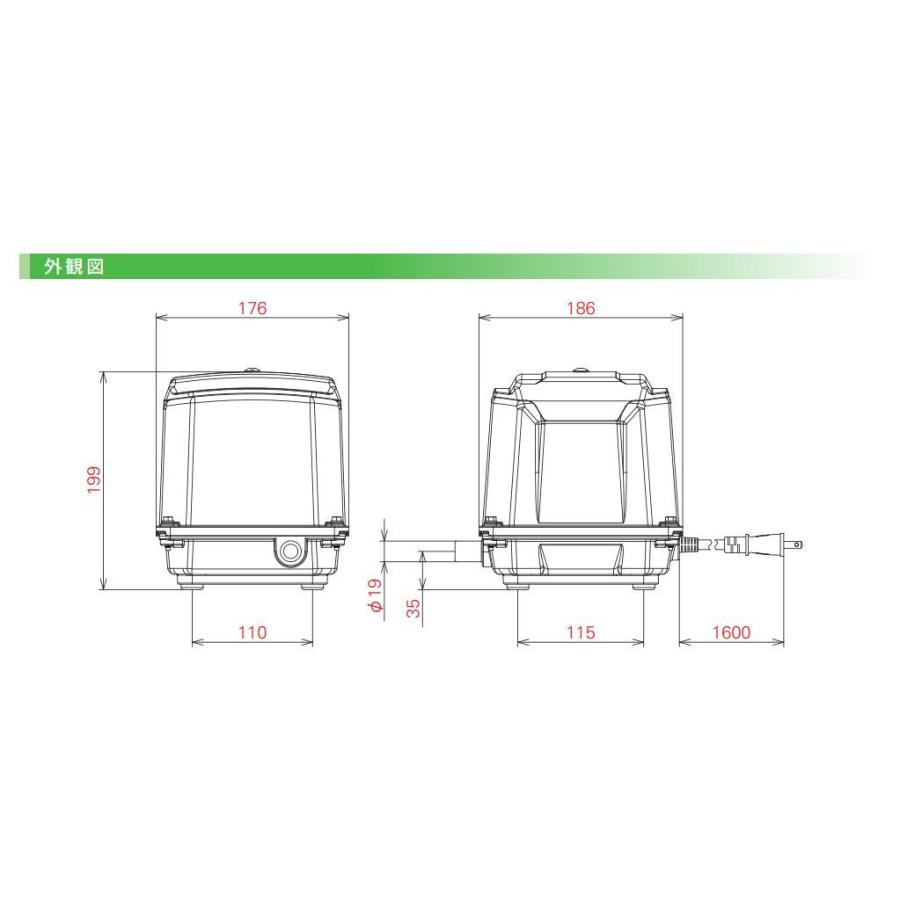 TIP-120 大晃機械工業 大晃機械工業(旧世晃) 浄化槽ブロワ120L/min TIP