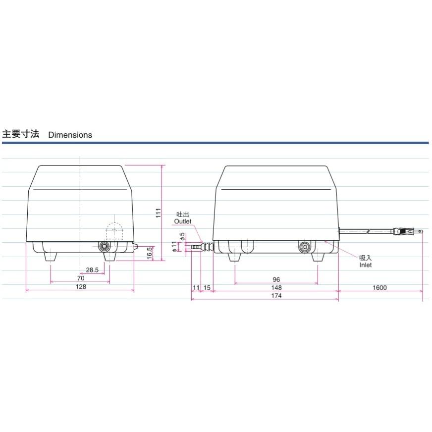 YP-6A YP-15A YP-20A　安永エアーポンプ｜dmc-store｜04