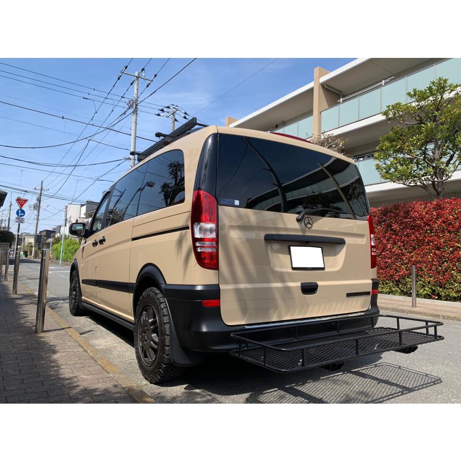 DMDヒッチ　ベンツV350/W639　前期/後期　D級　2本出しキャリア　BV3-1D-2/BV3-2D-2_2