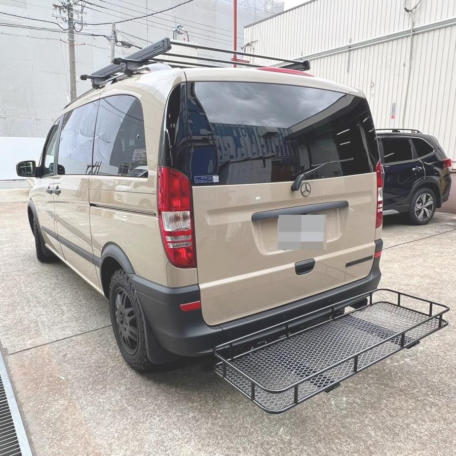 DMDヒッチ　ベンツV350/W639　前期/後期　D級　2本出しキャリア　BV3-1D-2/BV3-2D-2_3