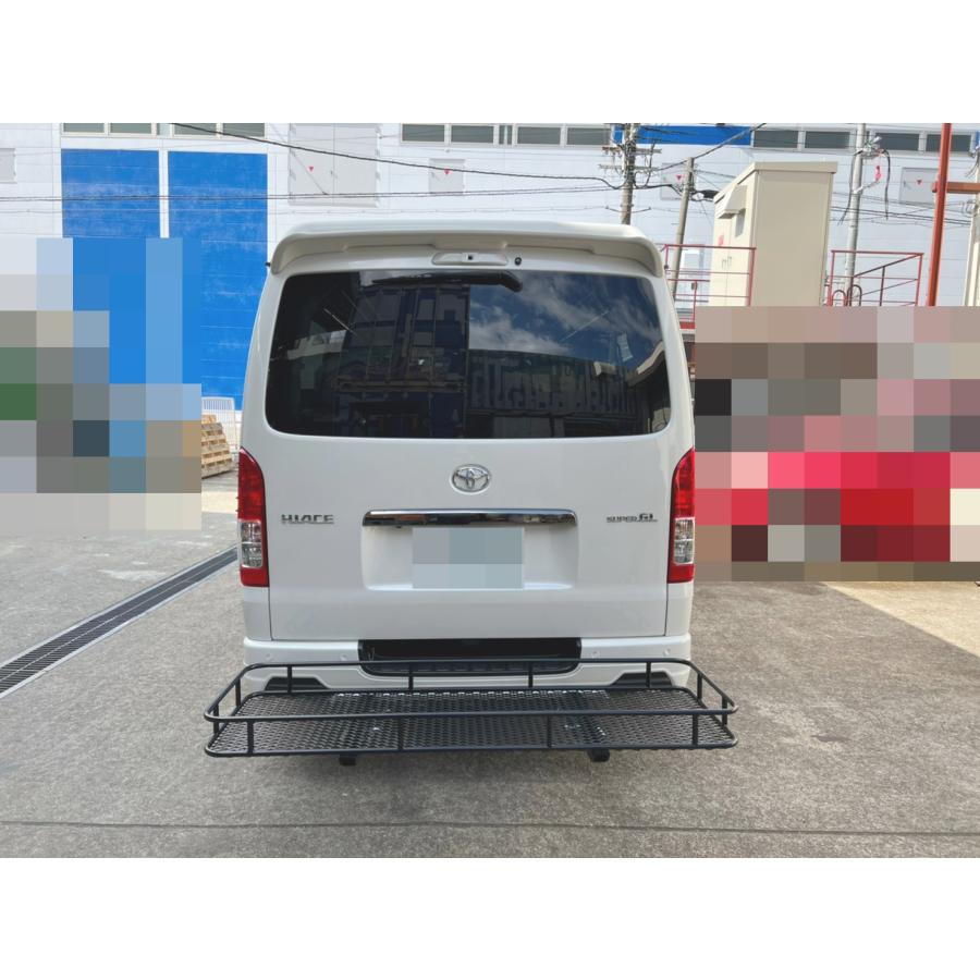 DMDヒッチ ハイエース200系標準 TRDエアロ用 C級 3本出しキャリア