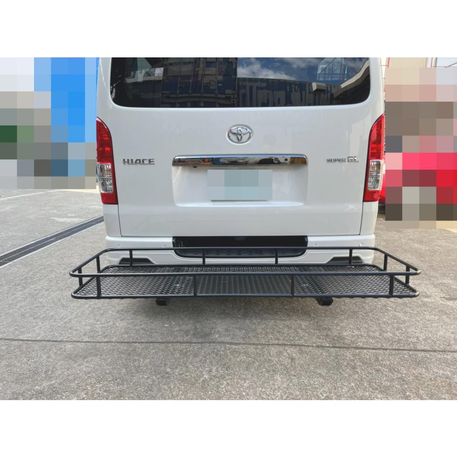 DMDヒッチ ハイエース200系標準 TRDエアロ用 C級 3本出しキャリア