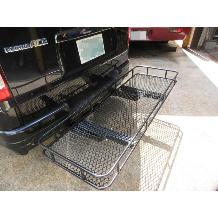DMDヒッチ ハイエース200標準TRDエアロ用 E級 3本出しキャリア HE200