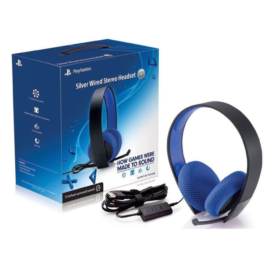 stivhed Mart fort PS4】【PS3】ソニー純正USB Silver Wired Stereo Headset(北米版) :ps4012:スタジオ・ディーミック - 通販  - Yahoo!ショッピング