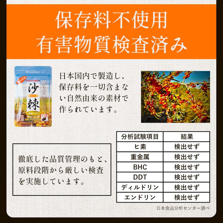 サジー20倍濃縮ソフト 6袋集中ケアセット 10％OFF DMJえがお生活 31日分 日本製 サジージュース 沙棘ジュース サジー サプリ シーベリー シーバックソーンの画像