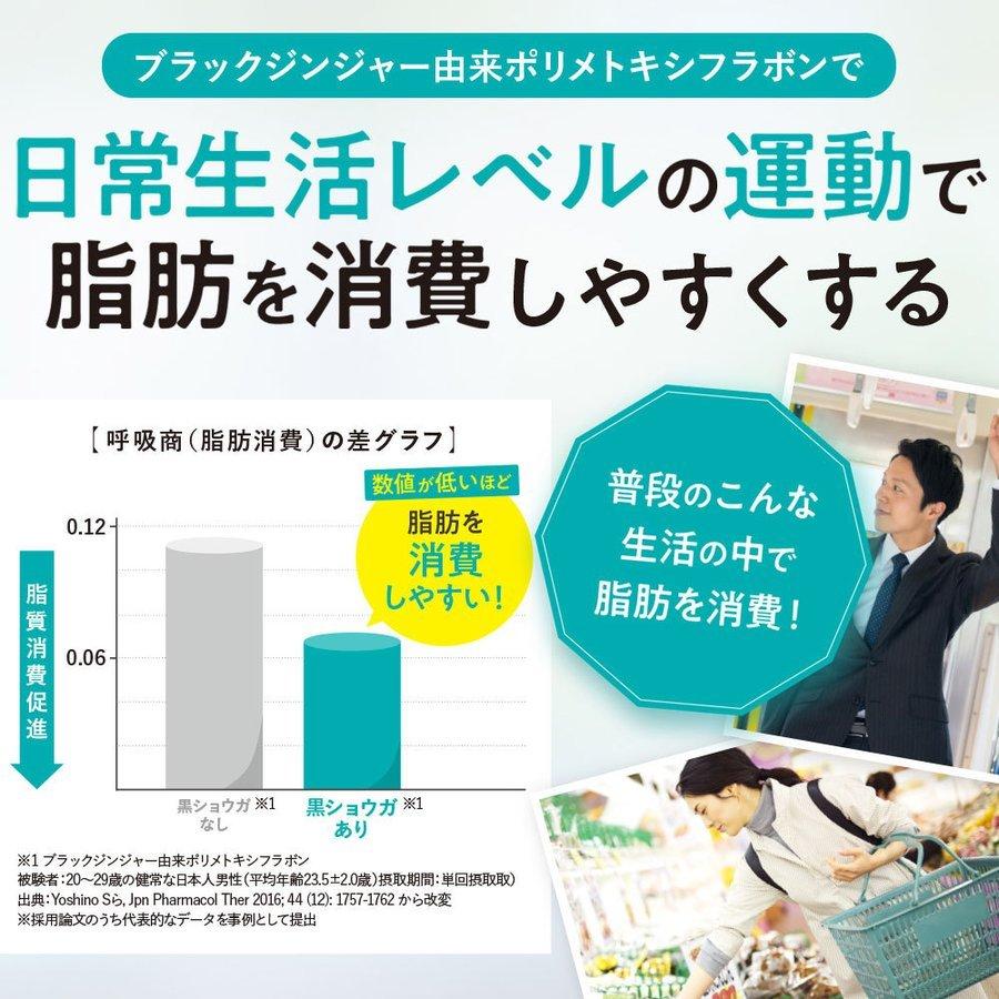 DMJえがお生活 ブラックジンジャー代謝粒 6袋集中ケアセット