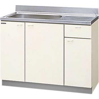 【未使用品】クリナップ クリンプレティ 木製キャビネット キッチン 流し台 間口105cm コンロ台 間口60cm ペールウッド（1） クリナップ クリンプレティ 流し台 間口105cm GTS-105MF/G4V-105MF