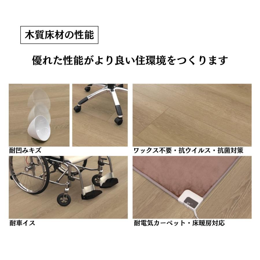 ノダ カナエル リフォームフロア DIY 簡単施工 2.5mm 床材 リフォーム フローリング NODA CRFS1_5