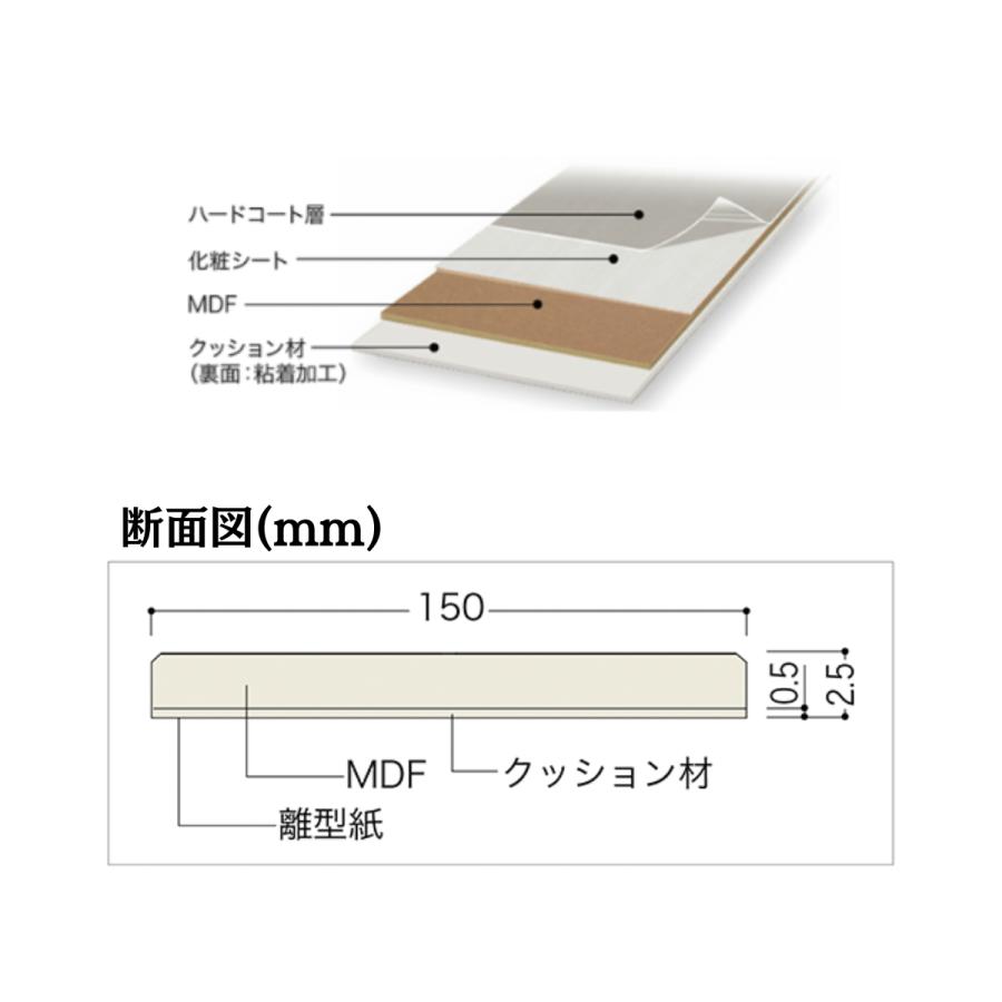 NODA（ノダ） カナエル リフォームフロア DIY 簡単施工 2.5mm 床材