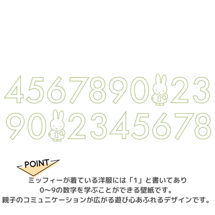 壁紙 クロス ミッフィー かわいい アクセントクロス 内装 1m LW-161 送料別｜dmkenzaiichiba｜04