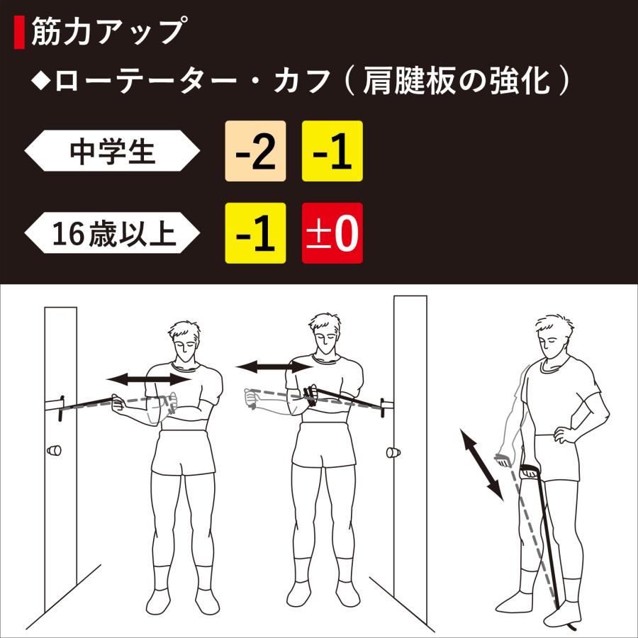 トレーニングバンド エクササイズバンド 強度別 リハビリ 筋トレ フィットネス ストレッチ ゴムバンド 45m イエロー 黄 セラバンド D＆M 公式  #TB-150の画像