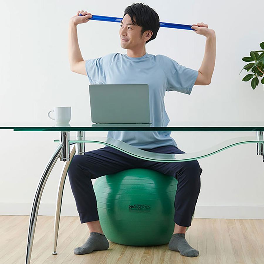 D&M エクササイズボール バランスボール トレーニング用 体幹 リハビリ