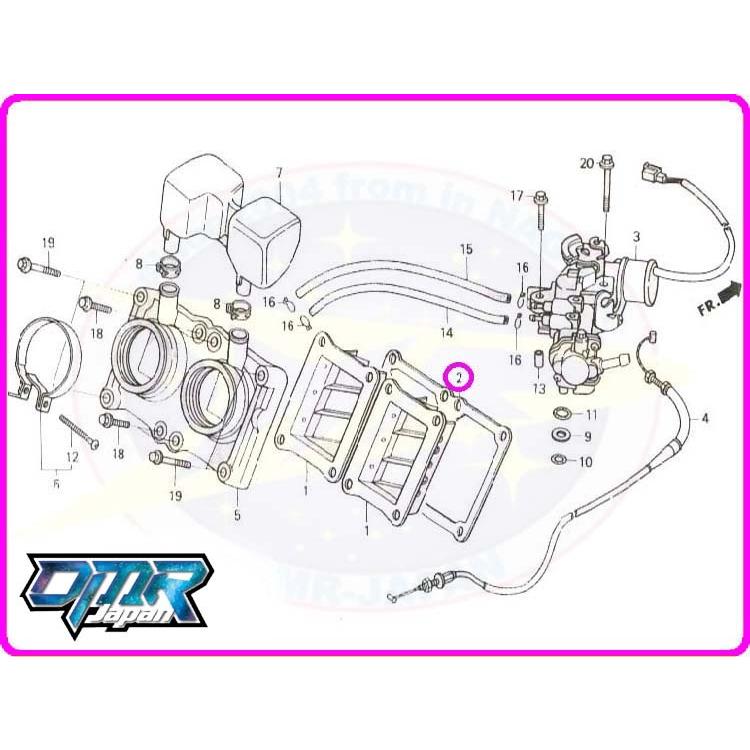 新品】 ガスケット (リードバルブ) NSR250R MC16 MC18 MC21 MC28 14132