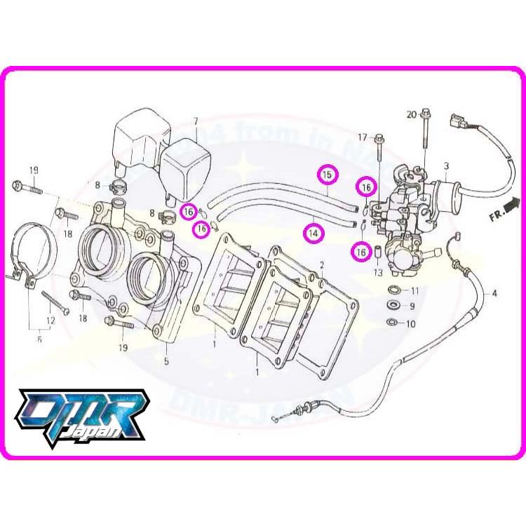 新品】オイルホース （インマニ側） NSR250R MC16 MC18 MC21