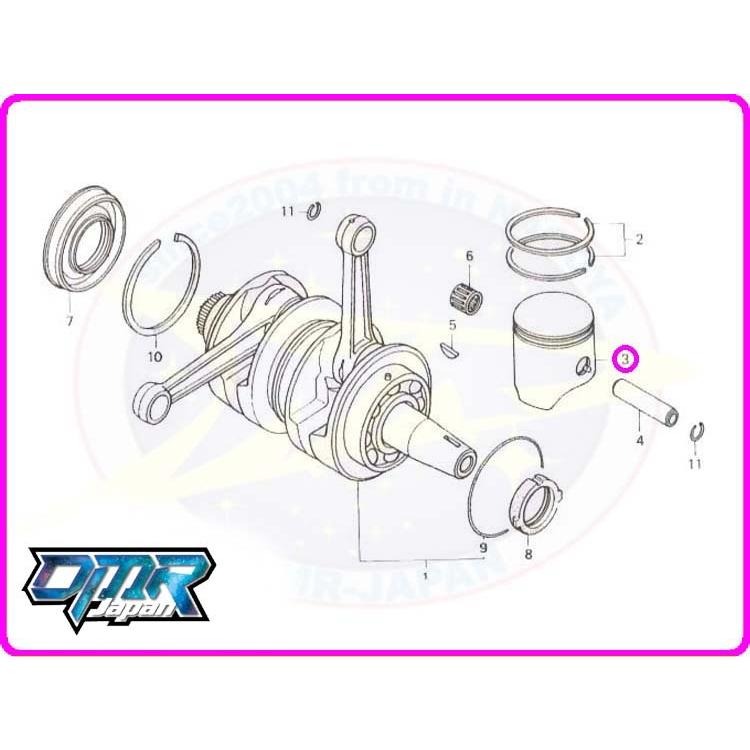 ホンダNSR250R MC21/28 ピストン　13103-KV3-830 2個 ホンダNSR250R MC21/28 ピストン 13103-KV3-830 2個