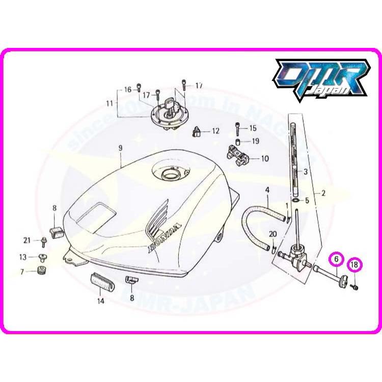 新品】 フューエルコックレバー ビス NSR250R MC21 MC28 16963-KY6-000
