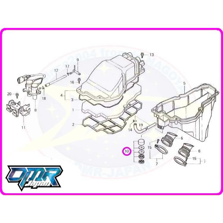NSR80エアクリーナボックスAss'y