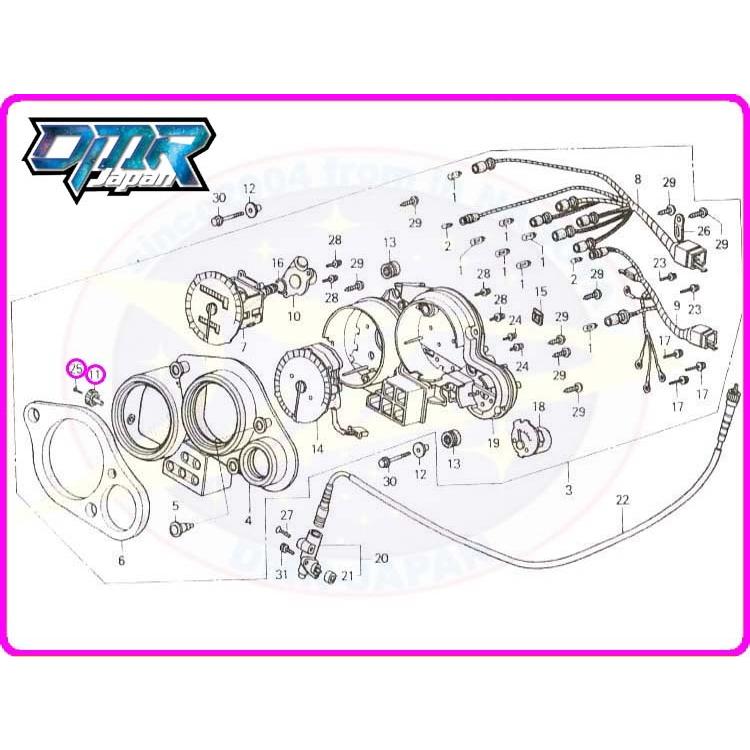 NSR250R SE MC21 純正メーター トリップノブ折れ NSR250R SE MC21 純正メーター トリップノブ折れ