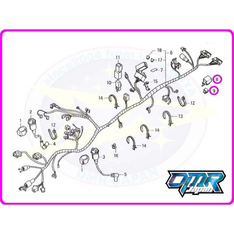 新品】 ウインカーリレー＆ラバー NSR250R MC21 MC28 : DMR-Japan