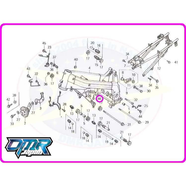 新品】 ボルト (サブタンクステー) NSR250R MC21 MC28 : DMR-Japan