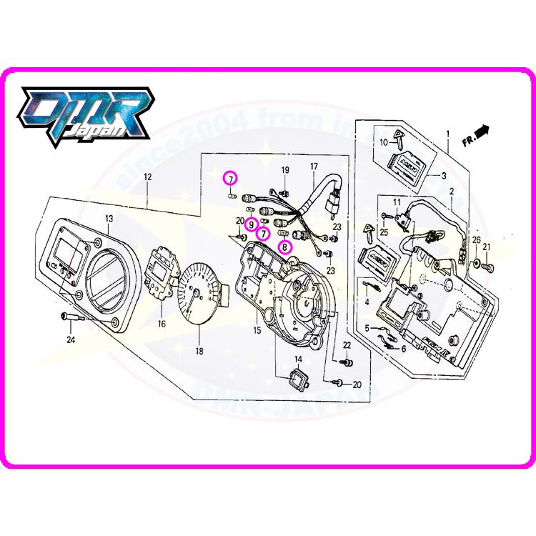 ホンダ（HONDA） 【新品】 ウェッジ球（メーター球） NSR250R MC28