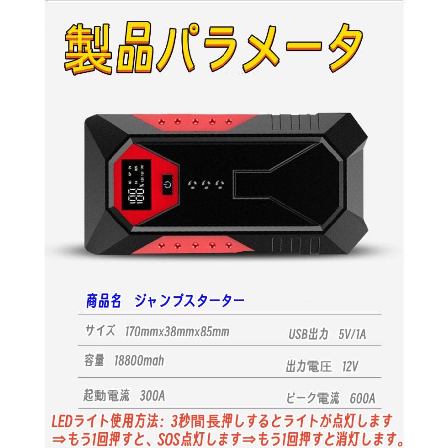 新入荷！最新18800mAh！12Vマルチバッテリージャンプスターター 車