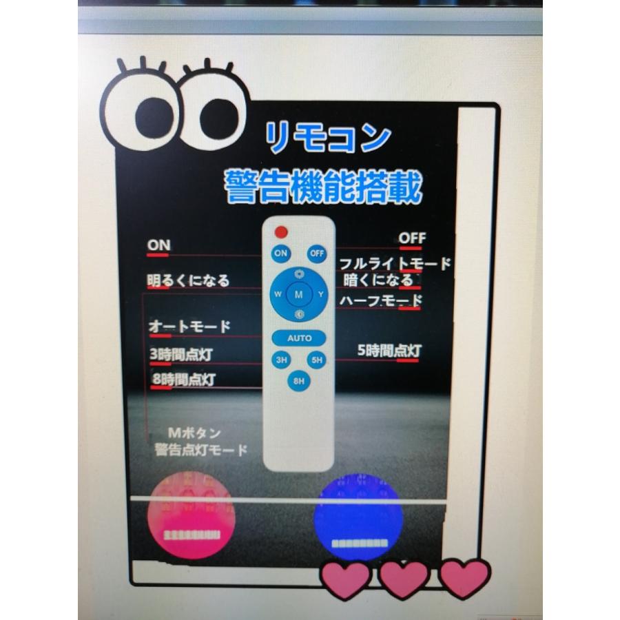 最新警告機能付！高輝度 240LED 200W相当 ソーラーLED投光器 「光