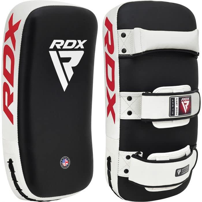 正規品 RDX レザー 革 キックミット カーブ 片手１個 ボクシング