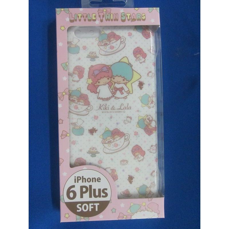 【メール便対応】【キキ&ララ×ケアベア】iPhone6PlusキャラクターソフトジャケットSAN-399A総柄 | ケアベア | 02