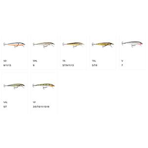 ラパラ(Rapala) ORIGINAL FLOATER オリジナル フローター 5cm 3g シルバーフルーレセントチャートリュース F5-SFC｜dn-eshop｜04