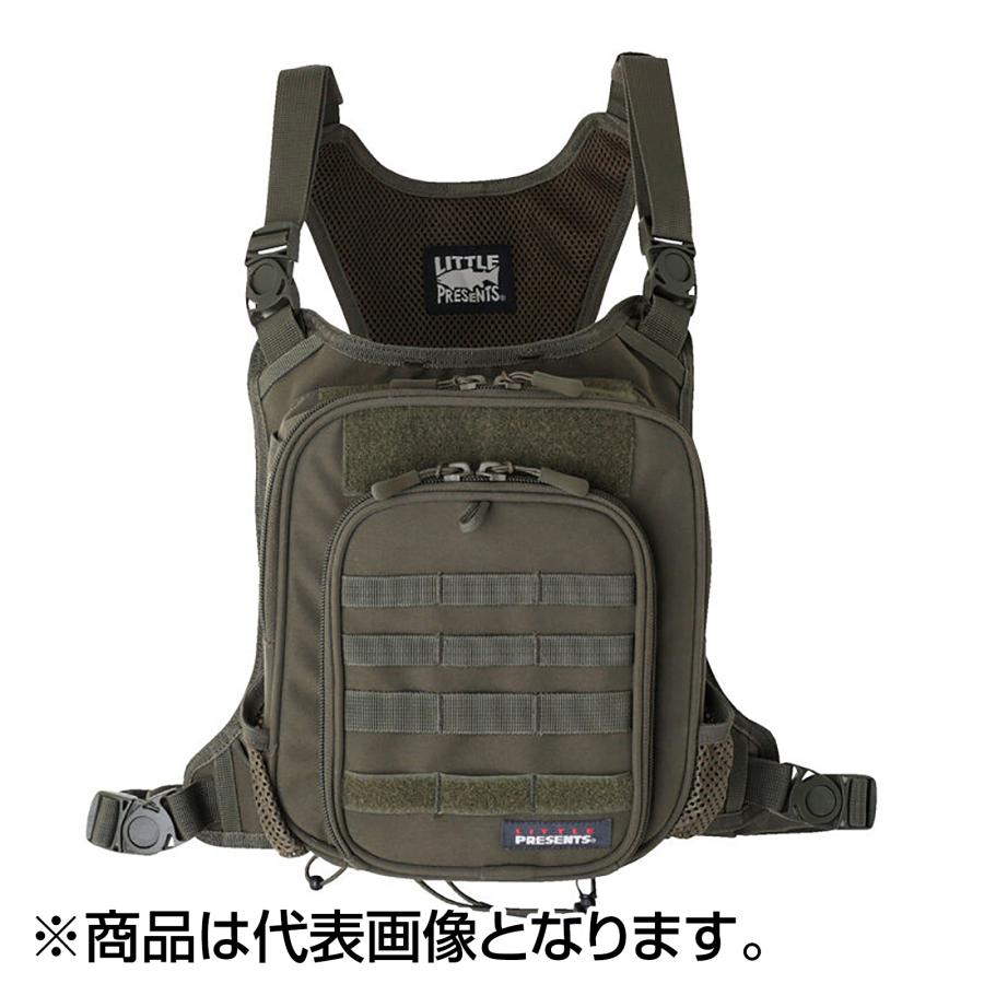 LITTLE PRESENTS フィッシングベスト チェストパック LITTLE PRESENTS（リトルプレゼンツ） チェストパック オリーブ B-29