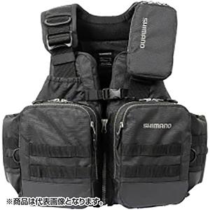 シマノ（SHIMANO） アクトゲームベスト L ブラック VF-274W : dn