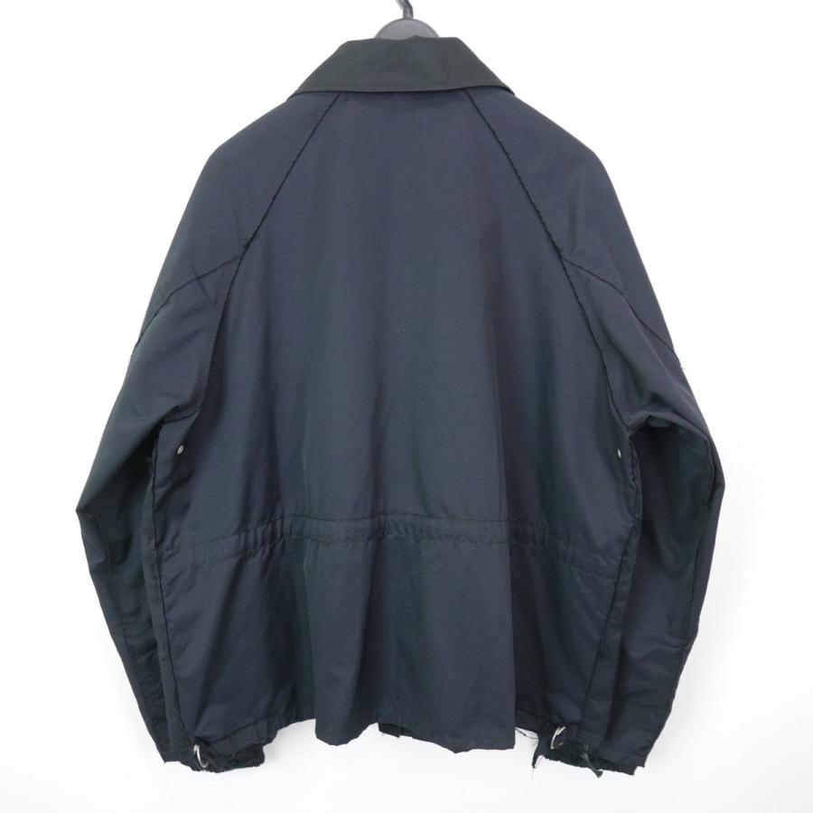 19SS YSTRDY’S TMRRW イエスタディズ トゥモロウ PATRASCHE BLOUSON コットン ナイロン ジップ ブルゾン ジャケット BLACK S｜dndiversion｜02