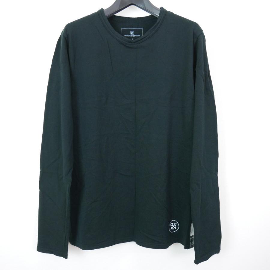 14AW 14FW uniform experiment BACK END COLOR CHART CREW NECK LONG SLEEVE CUT&SEWN 長袖 パッチワーク 切り替え Tシャツ ロンT 3｜dndiversion