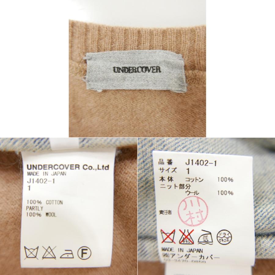 UNDERCOVER 12AW 12FW アンダーカバー ウール ニット切替 長袖 デニム 