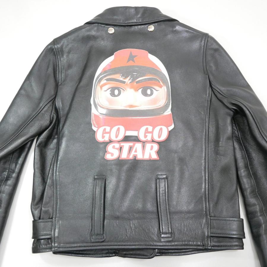 GOLDEN GOOSE ゴールデン グース GO STAR バック プリント レザー 